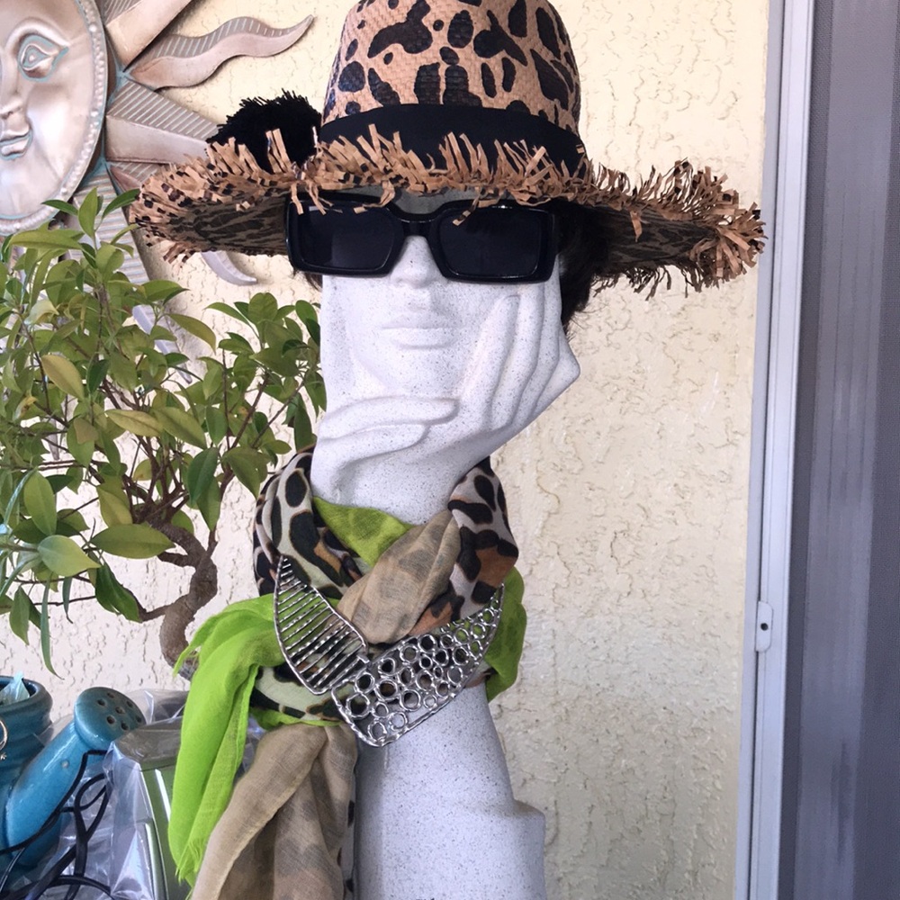 Betsey Johnson leopard hat